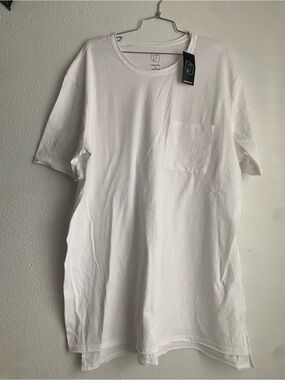Undefeated White Pocket Crewneck T-Shirt